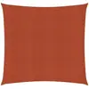 vidaXL Voile d'ombrage 160 g/m² Terre cuite 3x3 m PEHD