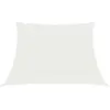vidaXL Voile d'ombrage 160 g/m² Blanc 3/4x3 m PEHD