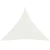 vidaXL Voile d'ombrage 160 g/m² Blanc 6x6x6 m PEHD