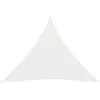 vidaXL Voile d'ombrage 160 g/m² Blanc 4,5x4,5x4,5 m PEHD