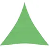 vidaXL Voile d'ombrage 160 g/m² Vert clair 3x4x4 m PEHD