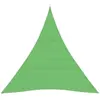 vidaXL Voile d'ombrage 160 g/m² Vert clair 4x5x5 m PEHD