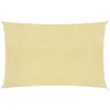vidaXL Voile d'ombrage 160 g/m² Beige 3x4 m PEHD