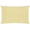vidaXL Voile d'ombrage 160 g/m² Beige 2x3,5 m PEHD