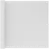 vidaXL Écran de balcon Blanc 90x500 cm PEHD