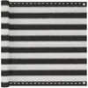 vidaXL Écran de balcon PEHD 90x300 cm Anthracite et blanc