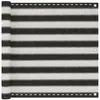 vidaXL Écran de balcon PEHD 90x500 cm Anthracite et blanc