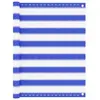 vidaXL Écran de balcon Bleu et blanc 90x500 cm PEHD