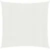 vidaXL Voile d'ombrage 160 g/m² Blanc 7x7 m PEHD
