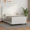 vidaXL Vidaxl Cadre De Lit Sans Matelas Blanc 100x200 Cm Similicuir
