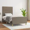 vidaXL Vidaxl Cadre De Lit Sans Matelas Taupe 80x200 Cm Tissu