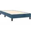 vidaXL Sommier à lattes de lit avec matelas Bleu foncé 90x190 cm
