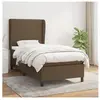 vidaXL Sommier à lattes de lit avec matelas Marron foncé 80x200 cm