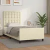 vidaXL Cadre de lit sans matelas crème 80x200 cm similicuir