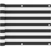 vidaXL Tête de lit à LED Noir 93x16x118/128 cm Tissu