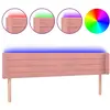 vidaXL Tête de lit à LED Rose 163x16x78/88 cm Velours