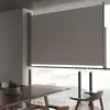 vidaXL Tête de lit à LED Gris clair 163x16x118/128 cm Tissu