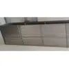 vidaXL Sommier à lattes de lit avec matelas Noir 160x200 cm Tissu