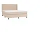 3132512 vidaXL Lit à sommier tapissier avec matelas Cappuccino 160x200 cm
