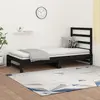 vidaXL Sommier à lattes de lit avec matelas et LED Bleu 80x200cm Tissu