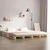 Vidaxl - Lit de palette 200x200 cm bois de pin massif Natural