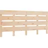 Vidaxl - Tête de lit 140x3x80 cm Bois massif de pin Natural