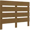 vidaXL Tête de lit Marron miel 100x3x80 cm Bois massif de pin
