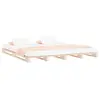 Lit de palette 140x200 cm bois de pin massif Vidaxl Natural