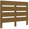vidaXL Tête de lit Marron miel 75x3x80 cm Bois massif de pin