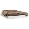 vidaXL Cadre de lit Blanc 140x200 cm Bois massif