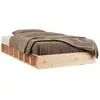 vidaXL Cadre de lit 90x200 cm Bois massif