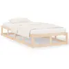 vidaXL Cadre de lit 90x200 cm Bois massif