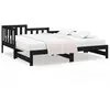 vidaXL Lit coulissant 2x(90x190) cm Bois de pin massif
