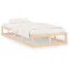 vidaXL Cadre de lit 75x190 cm Petit simple Bois massif