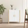 vidaXL Buffet Blanc 62x38x70 cm Bois d'ingénierie
