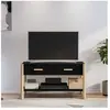 vidaXL Meuble TV Noir 82x38x45 cm Bois d'ingénierie