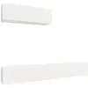 vidaXL Ensemble de meubles TV 3 pcs Blanc Bois d'ingénierie