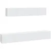vidaXL Ensemble de meubles TV 4 pcs Blanc Bois d'ingénierie