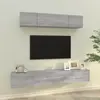 Ensemble de meubles TV 4 pcs Sonoma gris Bois d'ingénierie