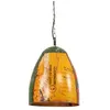 vidaXL Lampe suspendue industrielle 25 W Multicolore Ronde 32 cm E27