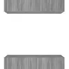 vidaXL Meubles TV 4 pcs Sonoma gris 80x30x30 cm Bois d'ingénierie