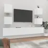 vidaXL Ensemble de meubles TV 6 pcs Blanc Bois d'ingénierie