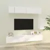 vidaXL Ensemble de meubles TV 6 pcs Blanc Bois d'ingénierie