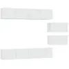 vidaXL Ensemble de meubles TV 6 pcs Blanc Bois d'ingénierie