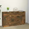 vidaXL Ensemble de buffets 3 pcs Chêne fumé Bois d'ingénierie