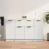 vidaXL Buffets Blanc Bois d’Ingénierie