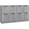vidaXL Buffets 2 pcs Sonoma gris 60x30x70 cm Bois d'ingénierie