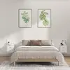 vidaXL Tête de lit avec armoires Blanc Bois d'ingénierie