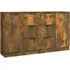 vidaXL Buffets 2 pcs Chêne fumé 60x30x70 cm Bois d'ingénierie