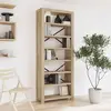 vidaXL Bibliothèque 7 niveaux 80x30x200 cm Bois solide d'acacia